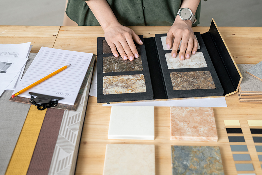 tiling samples from IDC creative tiling